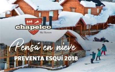 Chapelco: Pre-venta 2018
Aprovechá las mejores tarifas con grandísimas ofertas p…