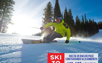 SKI 30: Por un precio promocional de USD 699 para adultos, y usd 399 para niños …