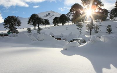 Así luce esta tarde Centro De Ski Corralco, que te espera en Chile con una nueva…