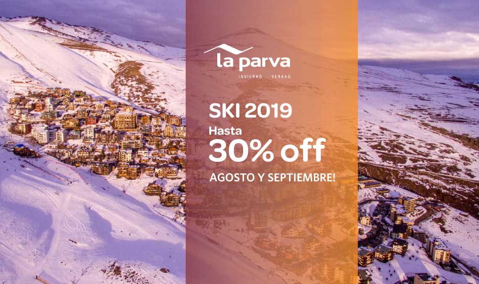 La Parva Ski 2019. Hasta 30% off en Agosto y Septiembre