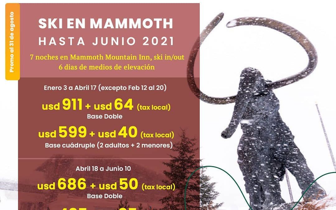 Sabias que @mammothmountain  tiene nieve durante más de 7 meses? 
Este her…