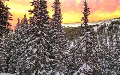 Así atardece en Vail, el mágnifico centro de ski de Colorado (EEUU), que desde e…