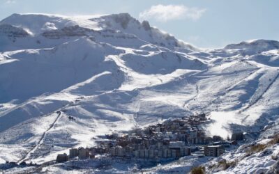 ﻿
Así luce este fin de semana #SkiLaParva, el hermoso centro de esquí de Santiag…