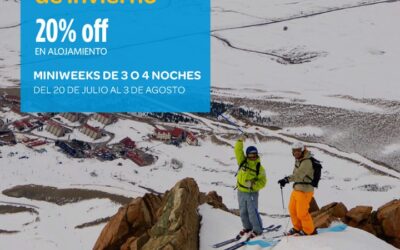 Viví tus mejores vacaciones en Las Leñas ⁠
Aprovechá la nueva promoción del 20% …